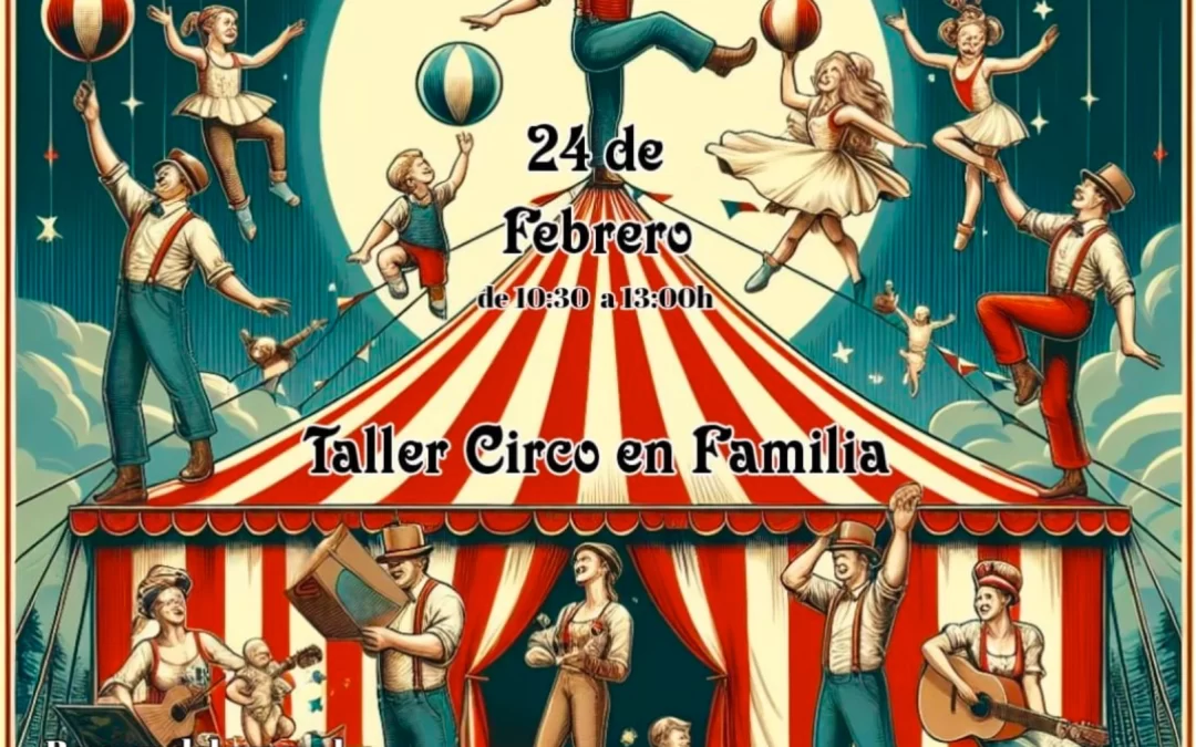 Taller de circo familiar folleto